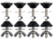 4 Pcs Toilet Cistern Seal Kit, Fixing Kit, Tank Stainless Steel Toilets Cistern Bolts, Heavy Duty Toilet Bolts, Waterproof Stainless and Rubber Washers Gaskets for Toilet Bidet