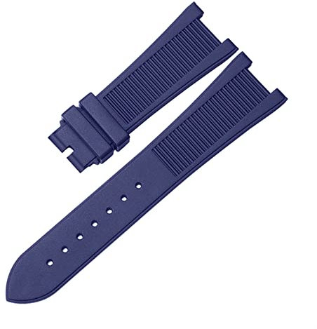 RVHAOODI Für pp Patek Philippe Silicon Watchgürtel 5711 5712G Nautilus Uhrengurt Spezielle Schnittstelle 25mm*13mm Uhrenband