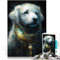 DIY-Spielzeug Bichon Frisé Hund Teenager 2000 Teile Puzzle 70x100cm Wanddekoration Einzigartige Geburtstags ab 14 Jahren