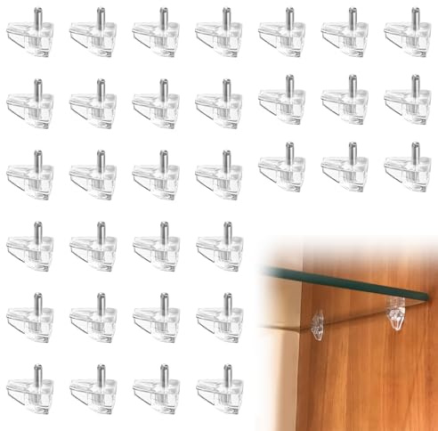 40PCS Shelf Support Pins, Cupboard Shelf Peg, Support Pegs, Holder Pins, Suitable for Kitchen Cabinets, Bookcases, and Cabinets (5MM)