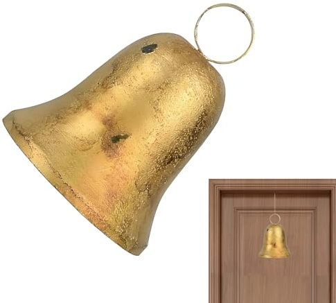 Yulokdwi Christbaumglocken | Rustikale Deko für Zuhause und Party,Vintage Weihnachtsglocken für den Baum,Für Innenbereich Außenbereich Fenster Wand Garten Vordereingang Terrasse