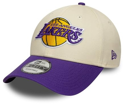 New Era Los Angeles Lakers Casquette NBA Colour Block 9Forty Beige Violet