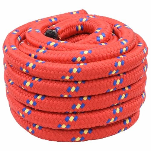 Mhdvray Corda da ormeggio per barca, 5 m, in polipropilene, 40 mm, galleggiante, robusta, per barca, yacht, vela, nautica, all'aperto e campeggio