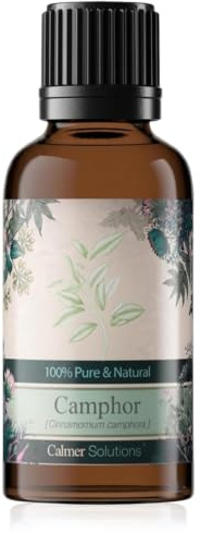 Calmer Solutions Camphor 100% Pure Essential Aromatherapy Oil 30ml