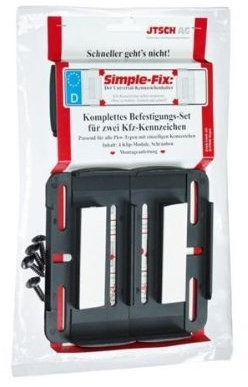 carstyling XXL Kennzeichenhalter Easy – Fit