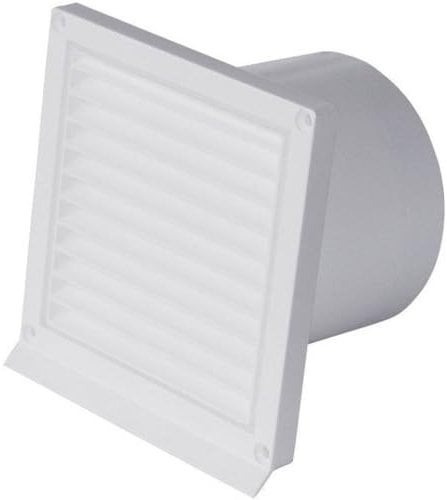 Wallair 561517 N32850 NW 125 RSK Hotte aspirante avec clapet anti-retour en plastique Convient pour tube de diamètre 12,5 cm