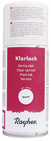 Rayher 3400500 Klarlack, Dose 150 ml, matt