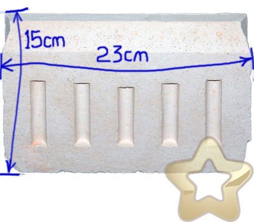 1 hinten Schamottstein Ziegel Kohle & Log Savers für Holzofen, oder Fire