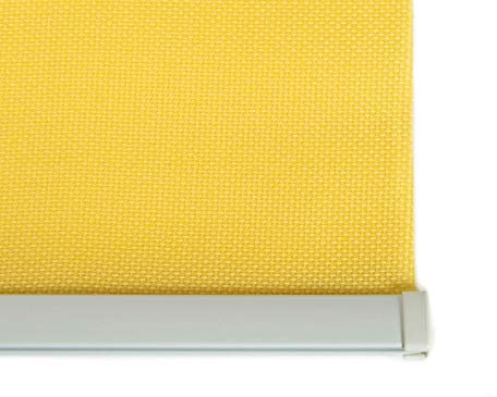 Seitenzug Rollo Easyfix Royal in verschiedenen Farben und Größen als Sonnenschutz und Sichtschutz, Farbe:hellgelb, Größen div:100x150cm