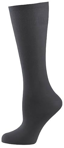 Nur Die Knie Cotton 60 DEN blickdichte Kniestümpfe in matter Optik aus Baumwolle bequemer Bund Damen
