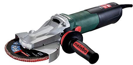 Metabo Flachkopf-Winkelschleifer WEF 15-150 Quick (613083000) Karton, 1550 Watt, Scheiben-Ø: 150 mm, Leerlaufdrehzahl: 9600 /min