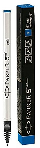 Parker set 6 Minen Ersatz-5th pte Fine blau