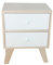 King Collection King Home c1708002 Kommode 2 Schubladen aus Paulownia Holz mit Füßen in KD, 35 x 25 x 45h