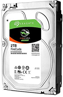 Seagate ST2000DX002 FireCuda 2 TB internal hybrid hard drive (8.89 cm (3.5 inches) 64 MB cache, Sata 6 Gb/s)