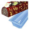 Backform Bûche de Noël PVC 50 x 8 x 5 cm, 12-teilig/ kann eingefroren und wiederverwendet werden