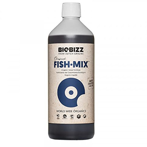 BIOBIZZ Fish Mix 1 L - Fertilizante orgánico - Estimula la actividad biológica del suelo y promueve el crecimiento de las plantas - Abono ideal para hojas también en exteriores