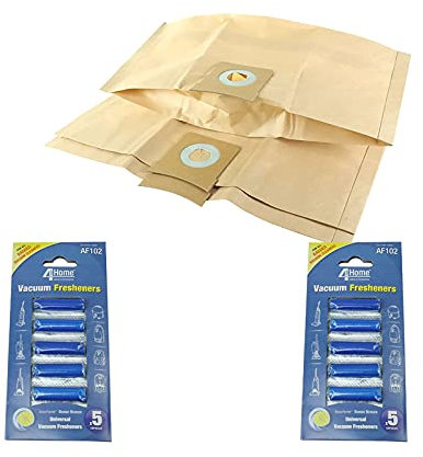 Vacspare Dust Bags For Titan 16L 20L 30L 40L Vacuum Cleaners (10PK + Fresheners)