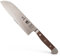 GÜDE Solingen - Santoku Messer geschmiedet, 18 cm, Walnussholz, ALPHA WALNUSS, Doppelkropf, Handmade Germany