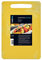 Chef Aid Planche à découper jaune en polyester, surface antidérapante multifonction, facile à nettoyer et passe au lave-vaisselle avec poignée, 35 x 25 cm, autres options de couleur disponibles