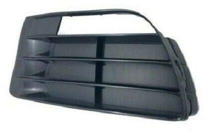 TVP Trade Vehicle Parts.co.uk Compatible With Front Bumper Fog Grille Gloss Black Left Side N/S Scirocco R 2008-2014