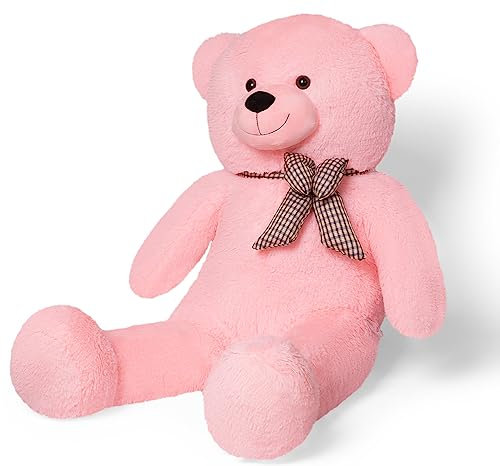 YunNasi Teddybär 120cm XXL Riesen Teddy Stofftier Geschenke für Freundin (120cm, Rosa)