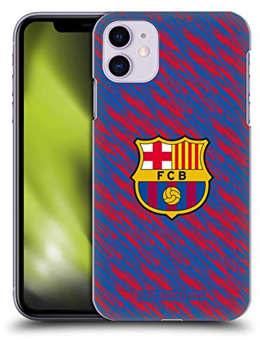 Head Case Designs Offizielle FC Barcelona Panne Wappen Muster Harte Rueckseiten Handyhülle Hülle Huelle kompatibel mit Apple iPhone 11