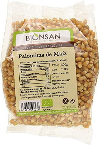 Bionsan Maiz para hacer Palomitas Ecológicas, 500 gr