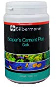 Silbermann Scaper's Cement Plus, Aquarien Zement, Aquarien Mörtel, Größen (1200 g, sandgelb)