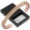 YINOX 15,2 cm reines Kupfer Magnetarmband für Arthritis für Damen und Herren mit 2 Magneten, geflochtene Manschette (CPB-0268)…