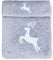 Tex family Handtuch-Set Hirsch grau reine Baumwolle Made in Italy