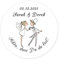 48 Stück personalisiert Hochzeit küssen Hochzeitssticker - Schön, dass Du da bist! Aufkleber - 4 cm Runde Papieraufkleber Etiketten für Hochzeit,Gastgeschenk,Tischdeko,Flaschen,Tüten - Rd 108-008