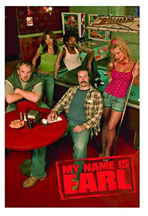 Leinwand-Poster, My Name Is Earl, Schlafzimmer, Dekoration, Sport, Landschaft, Büro, Raumdekoration, Geschenk, ohne Rahmen, 40 x 60 cm