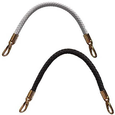 2 Stück Leder Taschengriffe 41.5 cm, Ersatzgriffe für Handtaschen, Damen Taschengurt Geldbörsenriemen aus PU-Leder Handtasche Riemen Ersatz Griff Schultergurte, für Taschenriemen Ersatz