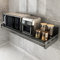 AAKOMA Durable Electric Oven Holder Shelf Wall-Mounted Microwave Oven Rack Suitable for Electric Oven, Microwave Oven/Gun Gray/100Cm