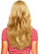 Hatstar Sexy Damen Langhaar Perücke | Frauen Wig lockig - gewellt | Accessoire für Fasching, Karneval und Motto Party (blond)