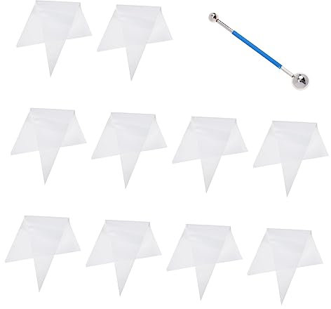 Veemoon 20pièces Sacs De Jointoiement Ciment Résistants Sacs De Maçonnerie Pratiques Applicateurs Grands Formats Pour Coulis Et Mortier Utilisation Polyvalente