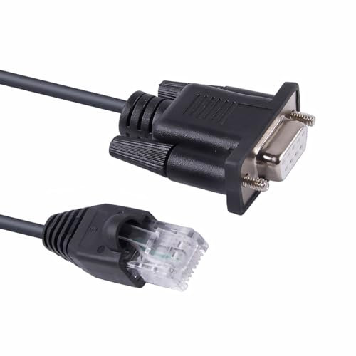 Mendouconert 6 Feet DB9 D Sub 9 Pin COM Port to RJ45 Serial Cable for APC Smart-UPS 5G, Compatible with APC 940-1525A or 940-0625A
