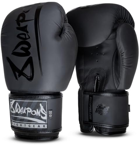 8 Weapons Unlimited 2.0 Boxing Gloves Black/Black