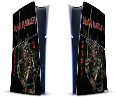 Head Case Designs Officially Licensed Iron Maiden Senjutsu Album Cover Graphic Art Vinyl Sticker Gaming Skin Decal Cover Compatible With Sony PlayStation 5 PS5 Slim Digital Edition Console