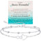 Jbniuay Fußkettchen für Damen 925 Sterling Silber - Infinity Herz Fußkette - Damen Fußkettchen - Freundschaft Fußkettchen Verstellbare 23+5cm - Geschenke für BFF