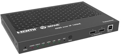 XOLORspace E6100 SDVoE Transceiver Combo Box Transceiver Alles in Einer AV Over IP Lösung mit IR, RS-232, TCP/IP, Web GUI Steuerung