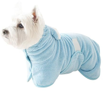 Accappatoio per cani, accappatoio per cani, asciugamano da bagno per cani, gatti, animali di piccola taglia