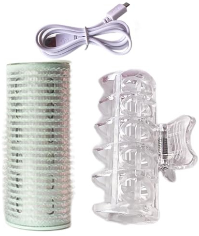 USB-Haar-Curl-Rolle für Pony | Fronn Curling Fronning | Haarcurracles Tragbares Haar Selbstklebend Bigoudis Lockenwerkzeug für mittleres Haar