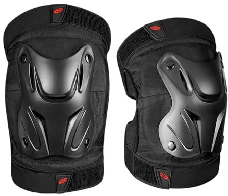 Acunny Rodilleras de motocross, rodilleras de moto, protectores ajustables, pinzas para codos, accesorios de motocicleta, equipo de protección para motocross, carreras de montaña