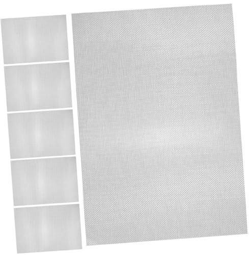 POPETPOP 6Stücke Drahtgitter Mesh Rostfreies Metallgitter für DIY Projekte Käfige Lüftungsöffnungen Garten Fenstergitter Filteranwendungen