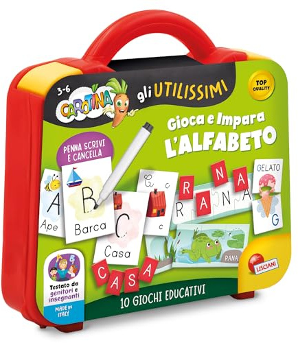 Lisciani Giochi – 113804 Lernkoffer zum Spielen und Lernen Alphabet, 113804