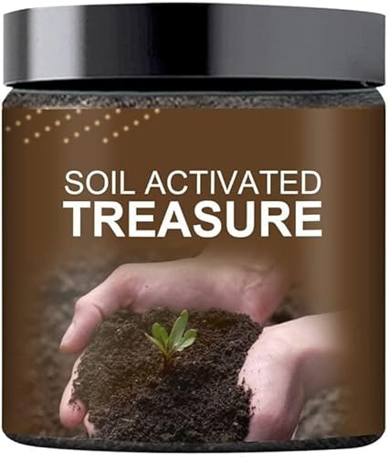 Soil Activated Treasure - You Will Be Amazed! Premium Soil Amendments Plant Flower Fertilizer Activator, Soil Activators for Raised Garden Beds, Organic Soil Improver (1pcs, 200g)