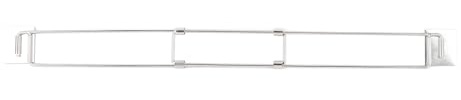 YWBL-WH RV-Kühlschrank-Sicherungsstangen, 2 Stück, Verstellbare Edelstahl-Spannstangen, 31–57 cm, für Wohnmobil-Reiseanhänger, Kühlschrank-Stabilisator mit Klebeplatten