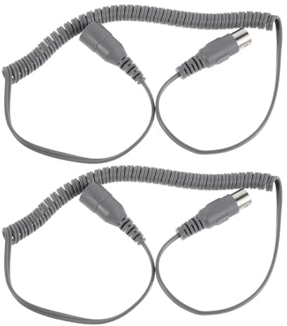 AKOOSY Ersatzmotorkabel 2pcs für Nagelfräser mit 5 Pin Anschluss aus ABS und Metall, flexibel für professionelle Nagelkunst Sessions und elektrische Nagelbohrmaschine bis 30000 U/min