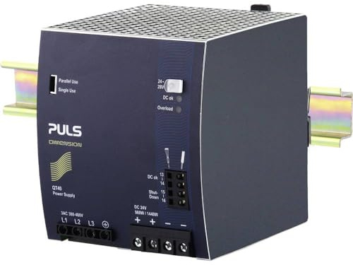 PULS QT40.241 24-2 8VDC, 3 Phase, 380-480 VAC, 40-34.3AMP, 960 WATT, Power Supply